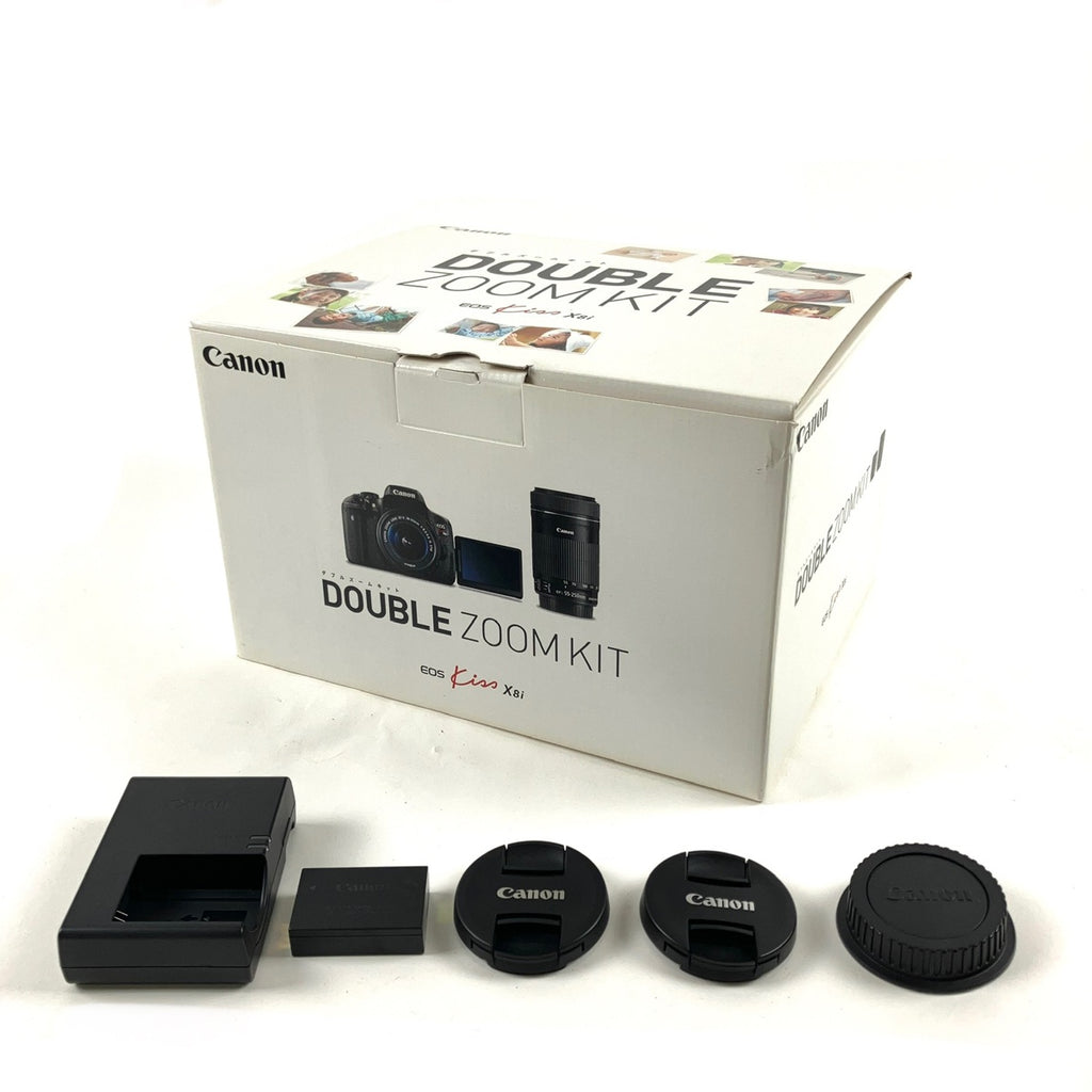 キヤノン Canon EOS Kiss X8i ダブルズームキット デジタル 一眼レフカメラ 【中古】cambb