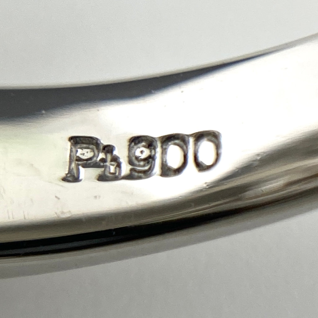 パール デザインリング プラチナ 指輪 メレダイヤ 真珠 リング 14号 Pt900 パール ダイヤモンド レディース 【中古】nbjwl