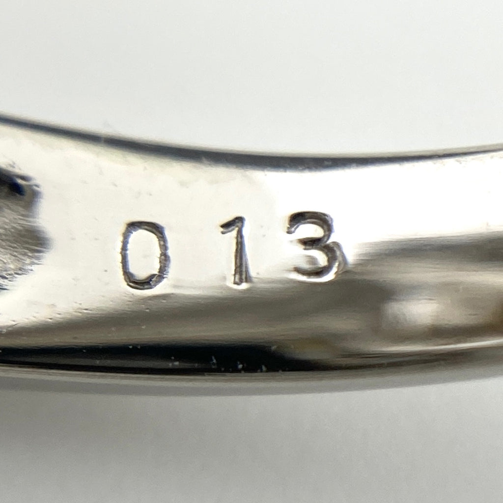 パール デザインリング プラチナ 指輪 メレダイヤ 真珠 リング 14号 Pt900 パール ダイヤモンド レディース 【中古】nbjwl