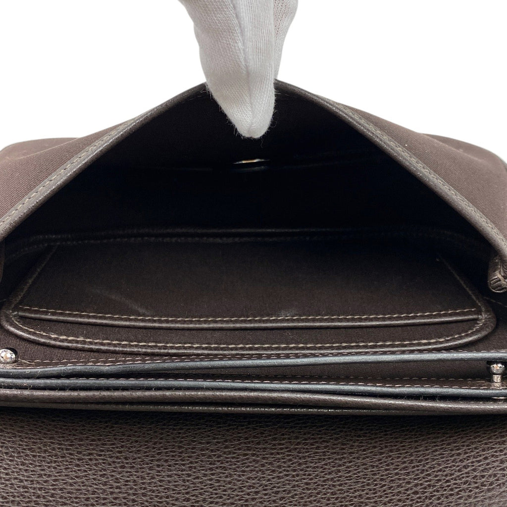 エルメス サックコロラド PM ショルダーバッグ ヴァッシュリエジェ エベンヌ(ダークブラウン) レディース 【中古】brbag