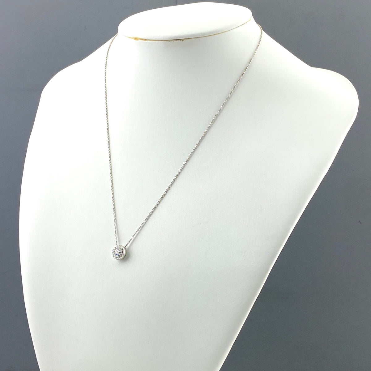 Pt850 ネックレス バイセル公式】FOREVERMARK フォーエバーマーク ダイヤモンド