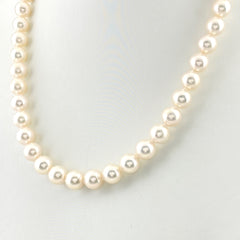 パール デザインネックレス シルバー 真珠 ネックレス SV パール レディース 【中古】nbjwl