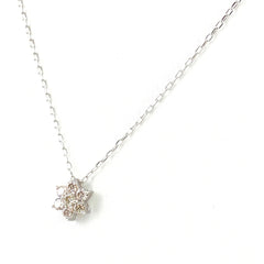 メレダイヤ デザインネックレス プラチナ ペンダント ネックレス Pt900 Pt850 ダイヤモンド レディース 【中古】nbjwl