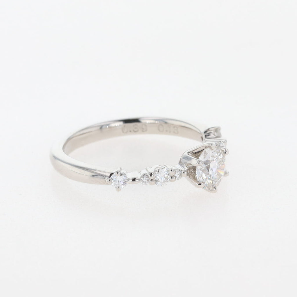 ダイヤモンド デザインリング プラチナ 指輪 メレダイヤ リング 6.5号 Pt900 ダイヤモンド レディース 【中古】nbjwl