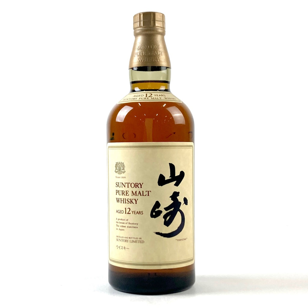 【東京都内限定発送】 サントリー SUNTORY 山崎 12年 ピュアモルト 向獅子 750ml 国産ウイスキー 【古酒】