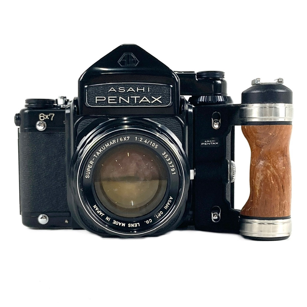 バイセル公式】ペンタックス PENTAX 6×7 + TAKUMAR 6×7 105mm F2.4 67 バケペン用 ［ジャンク品］ 中判カメラ  【中古】 - バイセルブランシェ