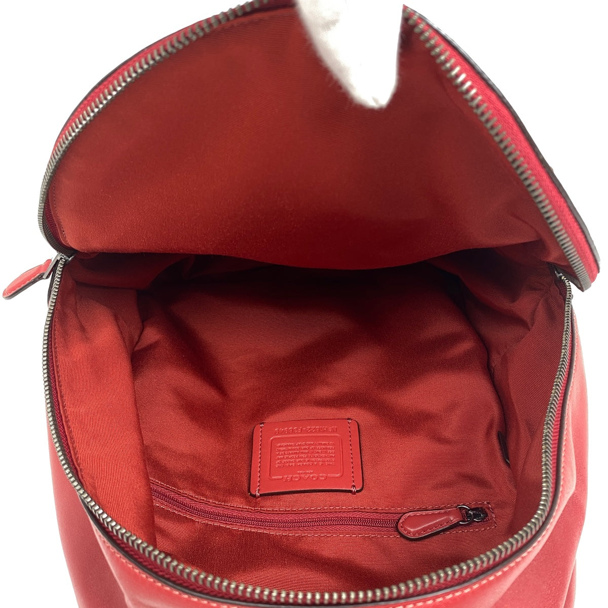 バイセル公式】コーチ チェック柄 リュックサック バッグパック ロゴ