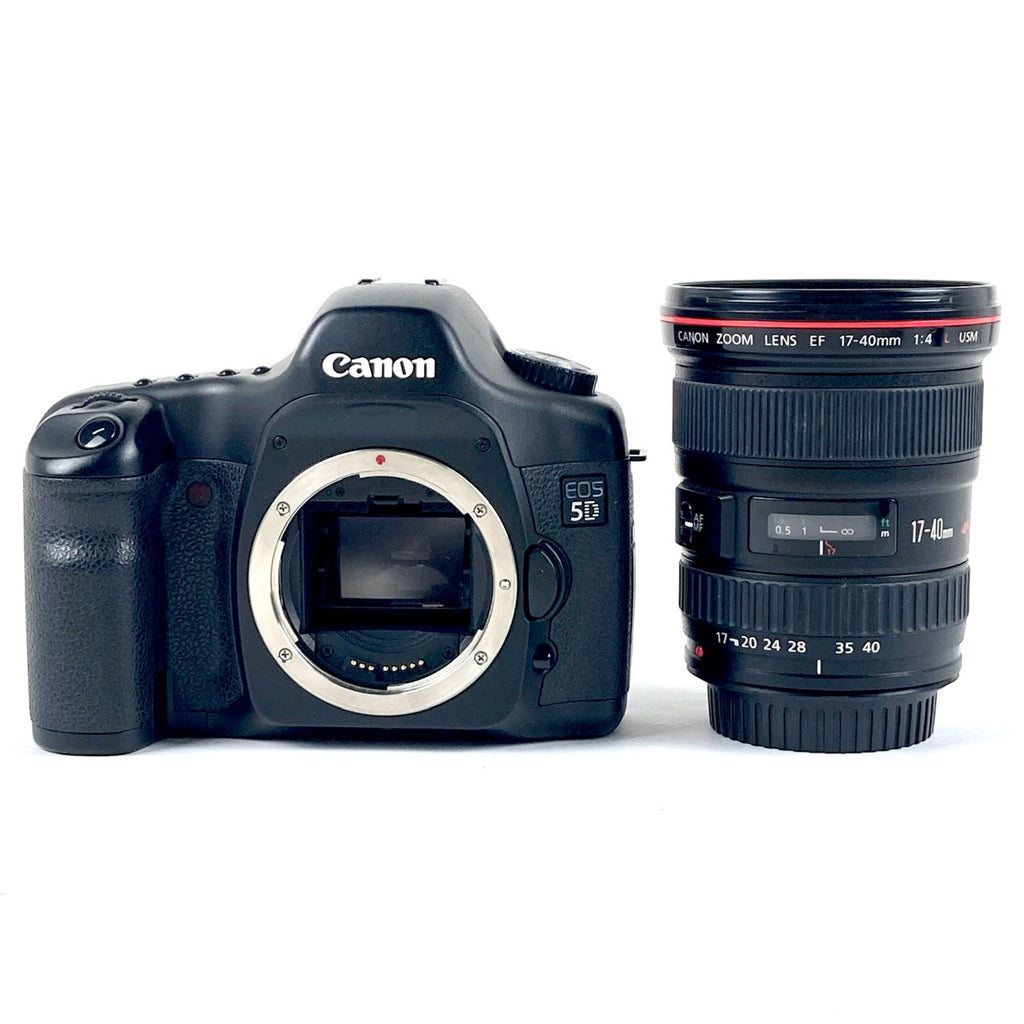 キヤノン Canon EOS 5D ＋ EF 17-40mm F4L USM デジタル 一眼レフカメラ 【中古】