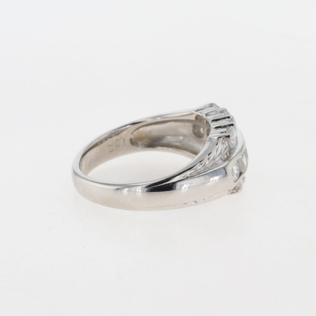 メレダイヤ デザインリング プラチナ 指輪 リング 10.5号 Pt900 ダイヤモンド レディース 【中古】 
 ラッピング可