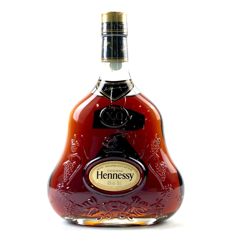 ヘネシー Hennessy XO 金キャップ クリアボトル 700ml ブランデー コニャック 【古酒】