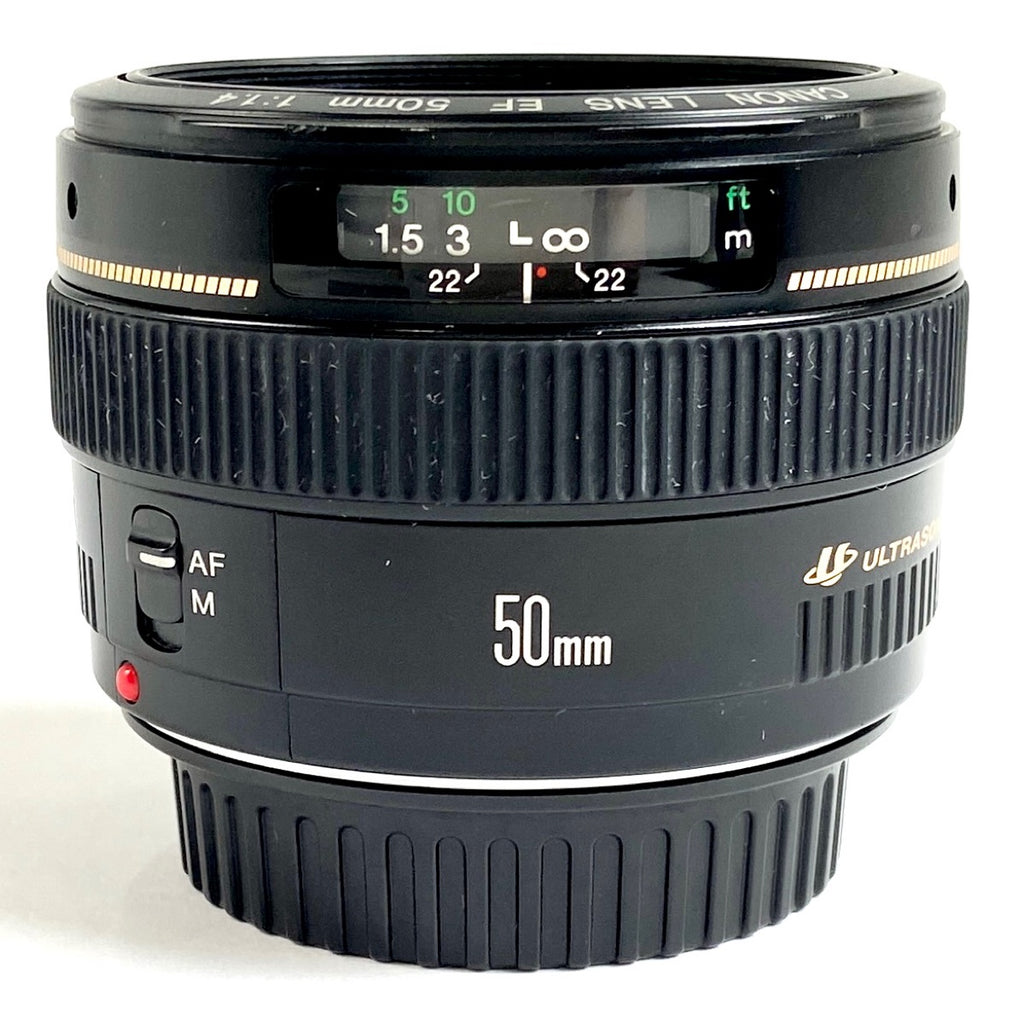 キヤノン Canon EF 50mm F1.4 USM ［ジャンク品］ 一眼カメラ用レンズ（オートフォーカス） 【中古】