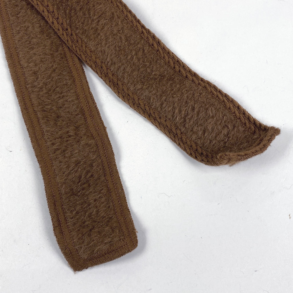 フェンディ ファー付き ロング コート ノーカラー アウター その他コート ブラウン レディース 【中古】brapp