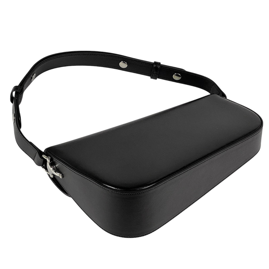 グッチ ホースビット ショルダーバッグ 1955 スモール ショルダーバッグ レザー ブラック 764155 レディース 【中古】brbag