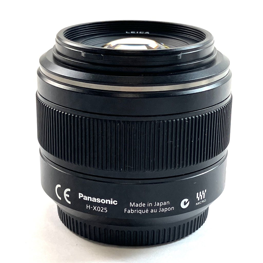 パナソニック Panasonic LEICA DG SUMMILUX 25mm F1.4 ASPH. 一眼カメラ用レンズ（オートフォーカス） 【中古】