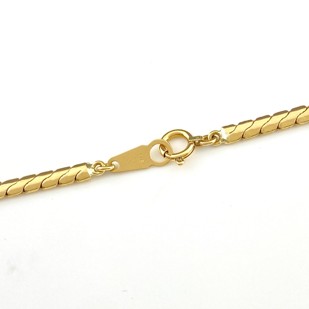 タサキ ルビー デザインネックレス YG イエローゴールド メレダイヤ 2WAY ブローチ ネックレス K18 750 ルビー レディース 【中古】brjwl