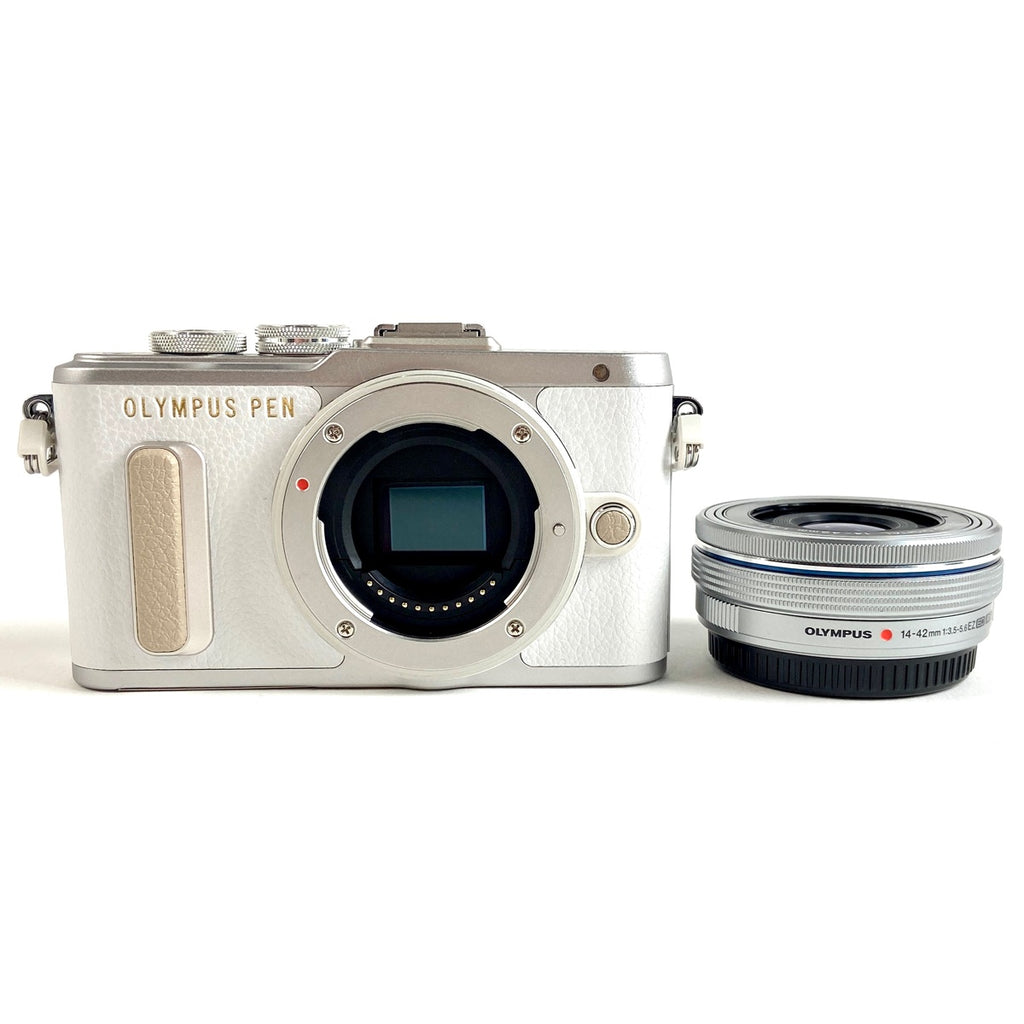 バイセル公式】オリンパス OLYMPUS PEN E-PL8 14-42mm EZレンズキット ホワイト デジタル ミラーレス 一眼カメラ 【中古】  - バイセルブランシェ