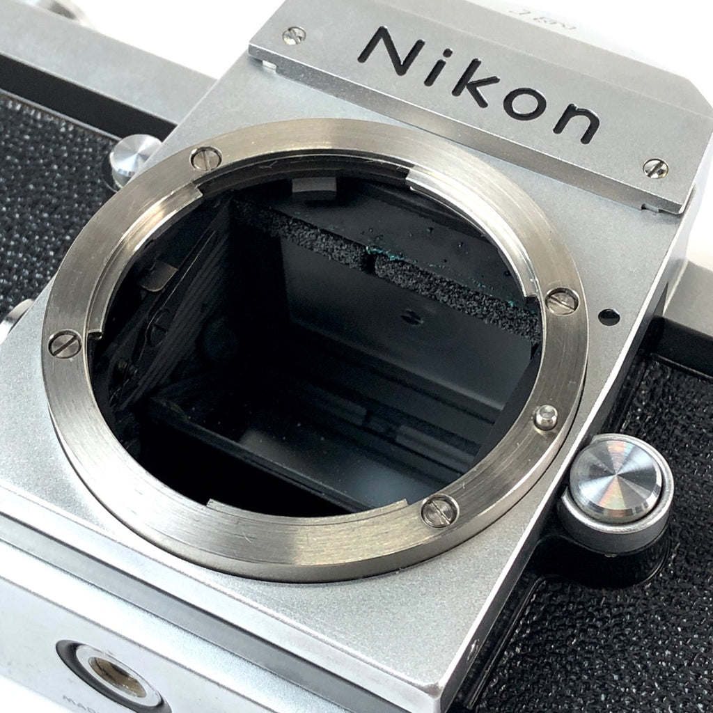 ニコン Nikon F アイレベル シルバー + NIKKOR-S 5.8cm F1.4 非Ai ［ジャンク品］ フィルム マニュアルフォーカス 一眼レフカメラ 【中古】