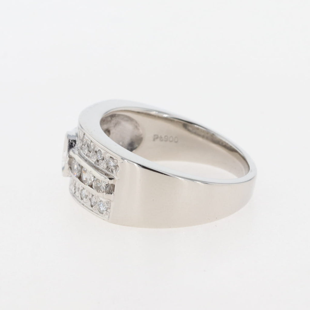 メレダイヤ　デザインリング プラチナ 指輪 リング 13.5号 Pt900 ダイヤモンド レディース 【中古】 
 ラッピング可