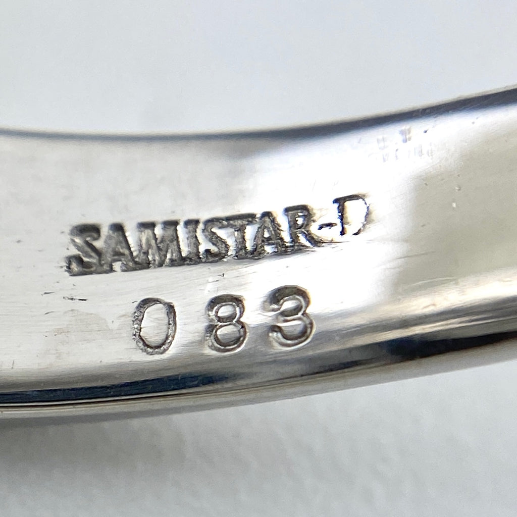 サミスター SAMISTAR-D メレダイヤ デザインリング WG ホワイトゴールド 指輪 リング 14.5号 K18 WG ダイヤモンド レディース 【中古】 ラッピング可