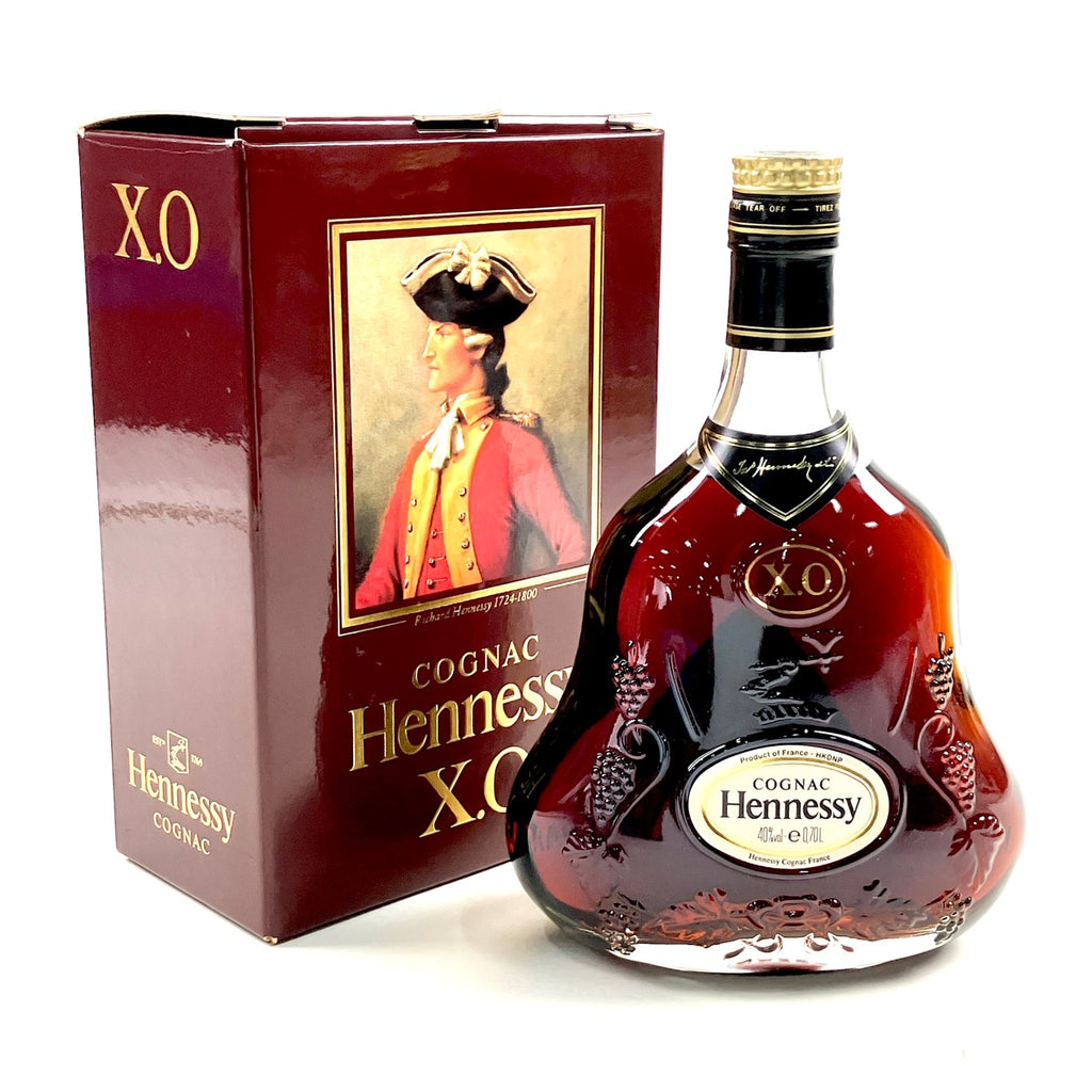 ヘネシー Hennessy XO 金キャップ クリアボトル 700ml ブランデー コニャック 【古酒】