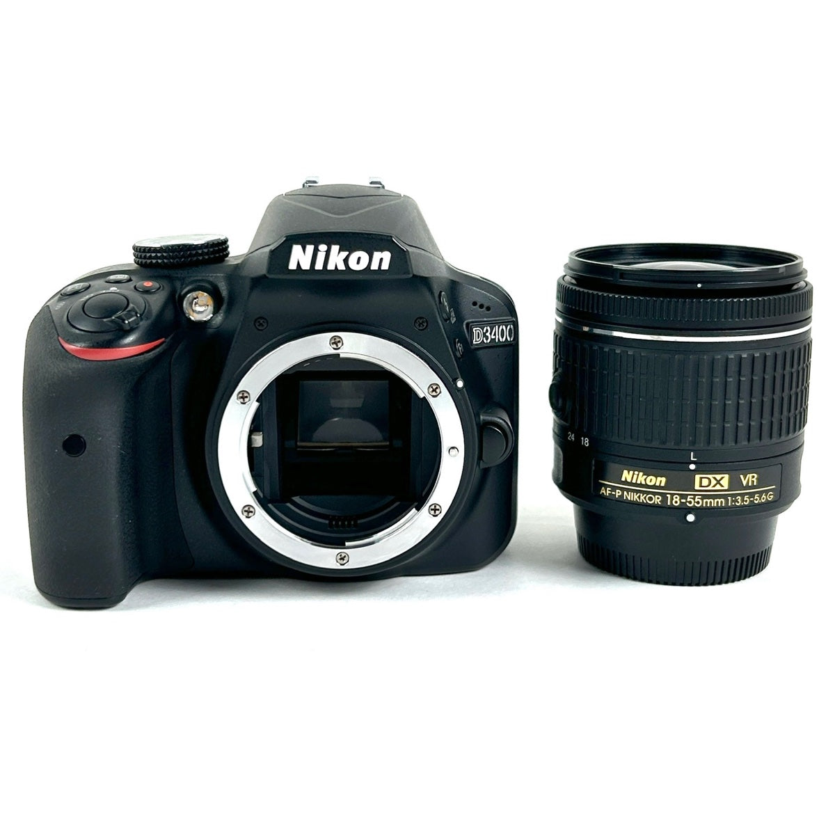 バイセル公式】ニコン Nikon D3400 18-55VR レンズキット ブラック デジタル 一眼レフカメラ 【中古】 - バイセルブランシェ