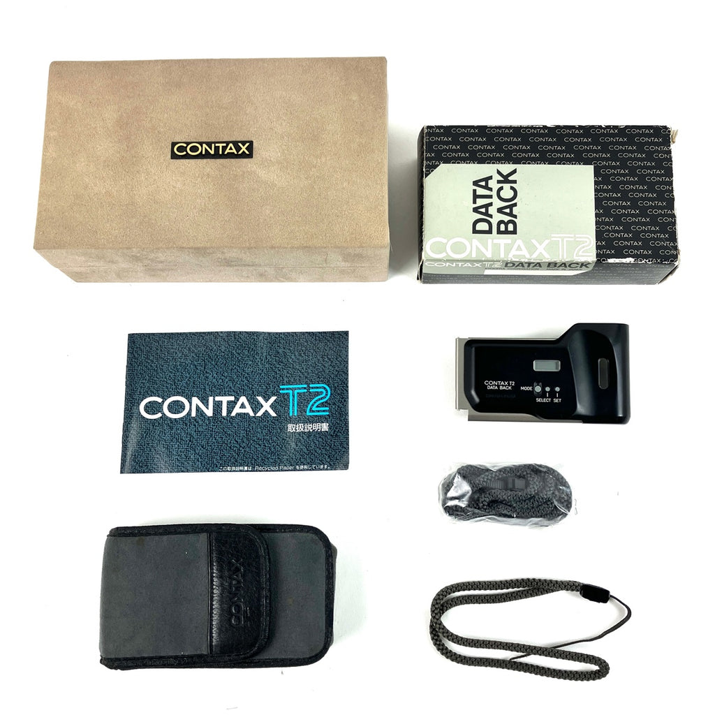 コンタックス CONTAX T2 チタン シルバー［ジャンク品］ フィルム コンパクトカメラ 【中古】