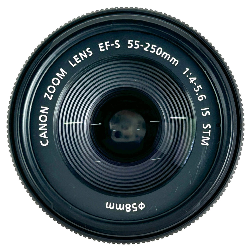 キヤノン Canon EF-S 55-250mm F4-5.6 IS STM 一眼カメラ用レンズ（オートフォーカス） 【中古】