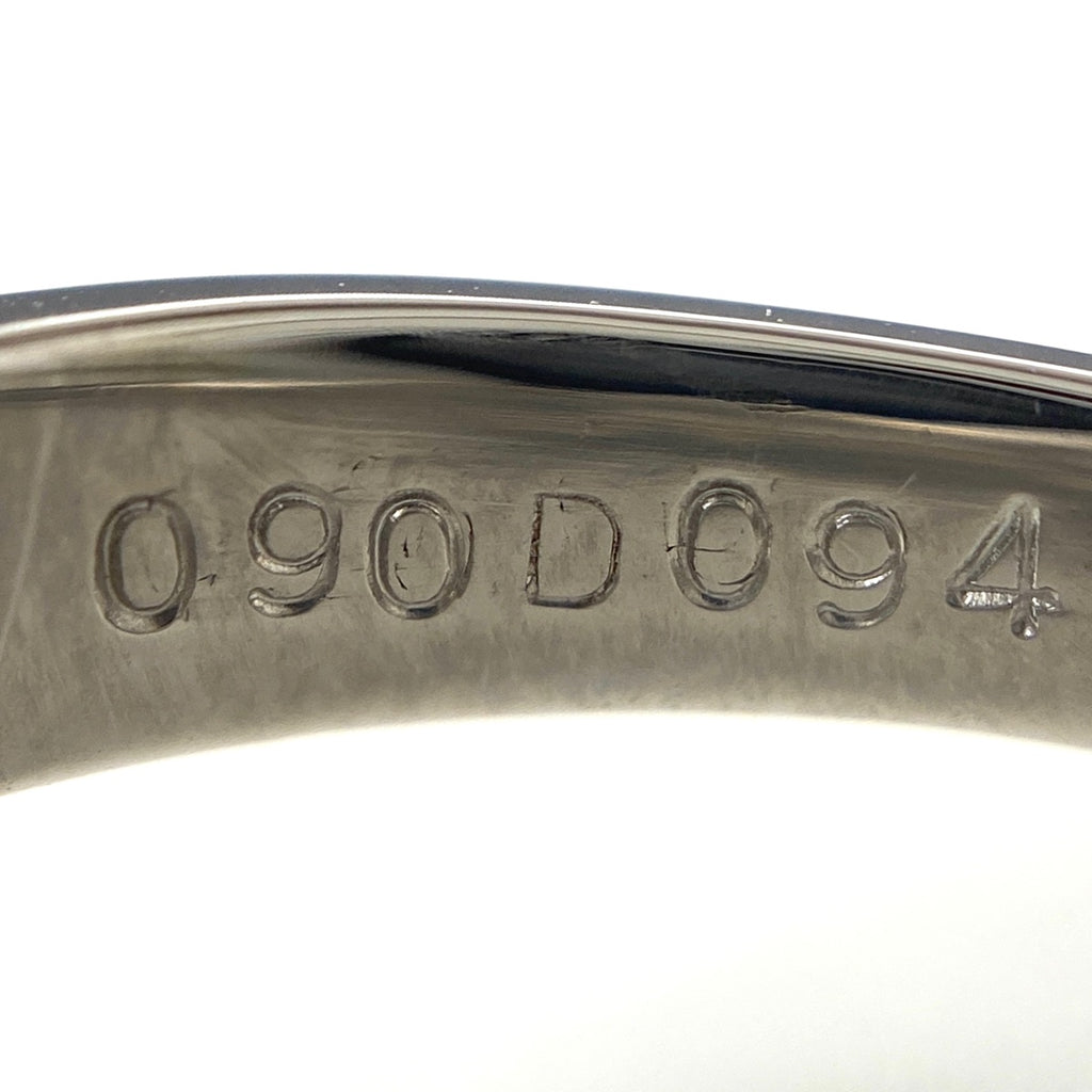 オパール デザインリング プラチナ 指輪 メレダイヤ リング 13号 Pt900 オパール レディース 【中古】nbjwl