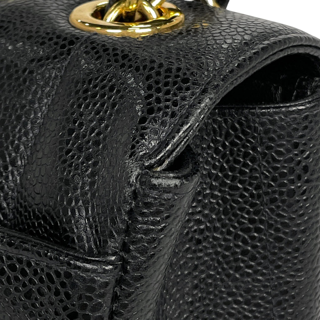 【在庫一掃】 シャネル マドモアゼル チェーン ショルダーバッグ ココマーク Wチェーン ショルダーバッグ レザー ブラック レディース 【中古】 brbag