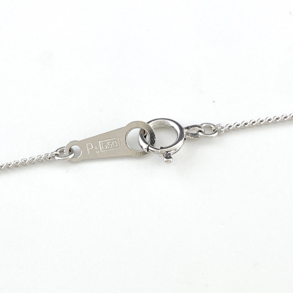 ルビー デザインネックレス プラチナ ペンダント メレダイヤ ネックレス Pt900 Pt850 ルビー レディース 【中古】 
 ラッピング可