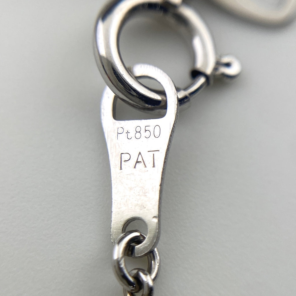 メレダイヤ デザインネックレス プラチナ ペンダント ネックレス Pt900 Pt850 ダイヤモンド レディース 【中古】nbjwl