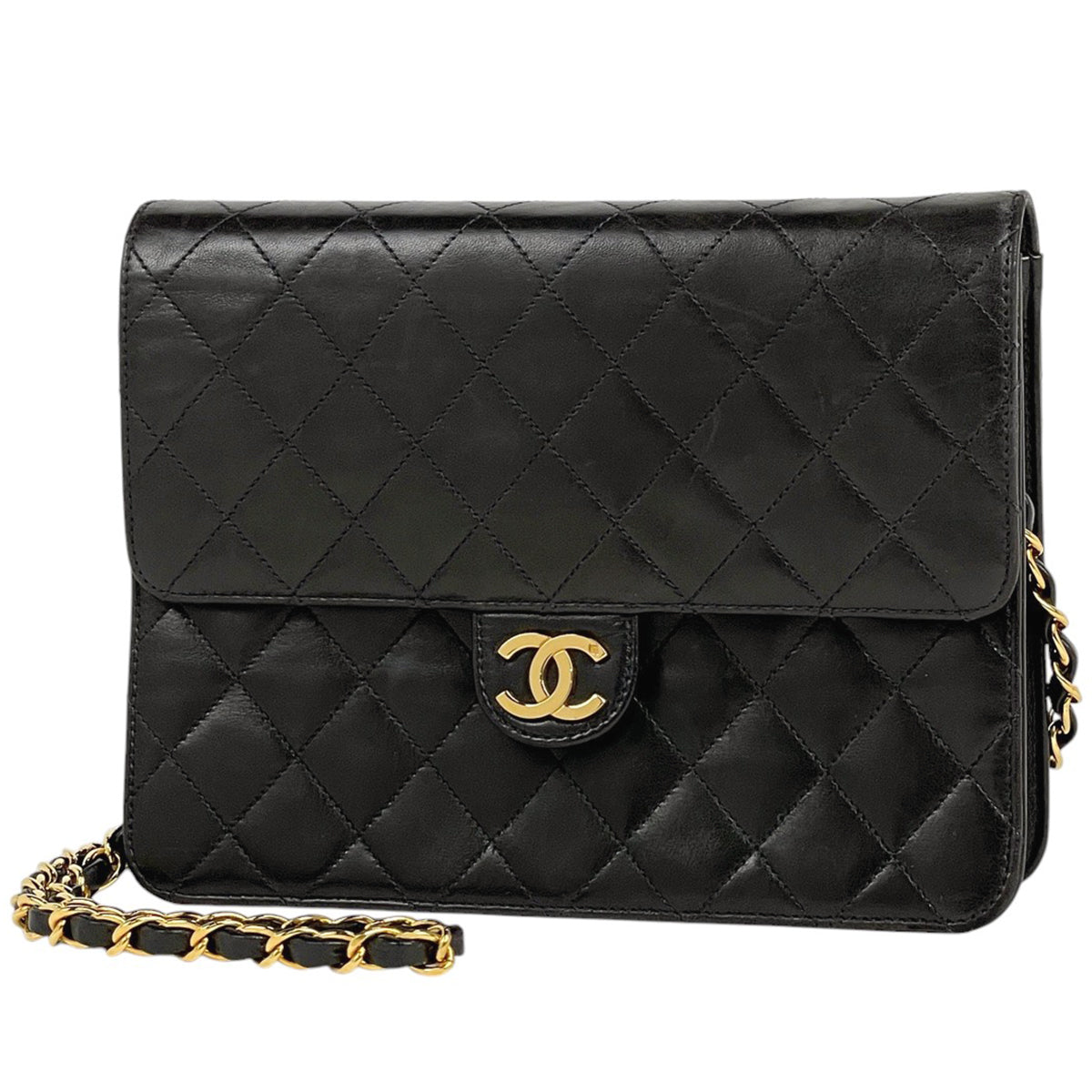 極美品 CHANEL シャネル マトラッセ チェーン ショルダーバッグ