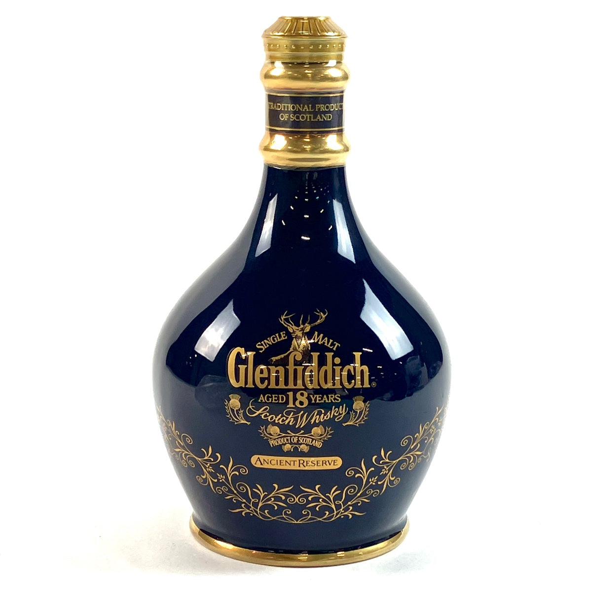 バイセル公式】グレンフィディック Glenfiddich 18年 青陶器 700ml スコッチウイスキー シングルモルト 【古酒】 -  バイセルブランシェ