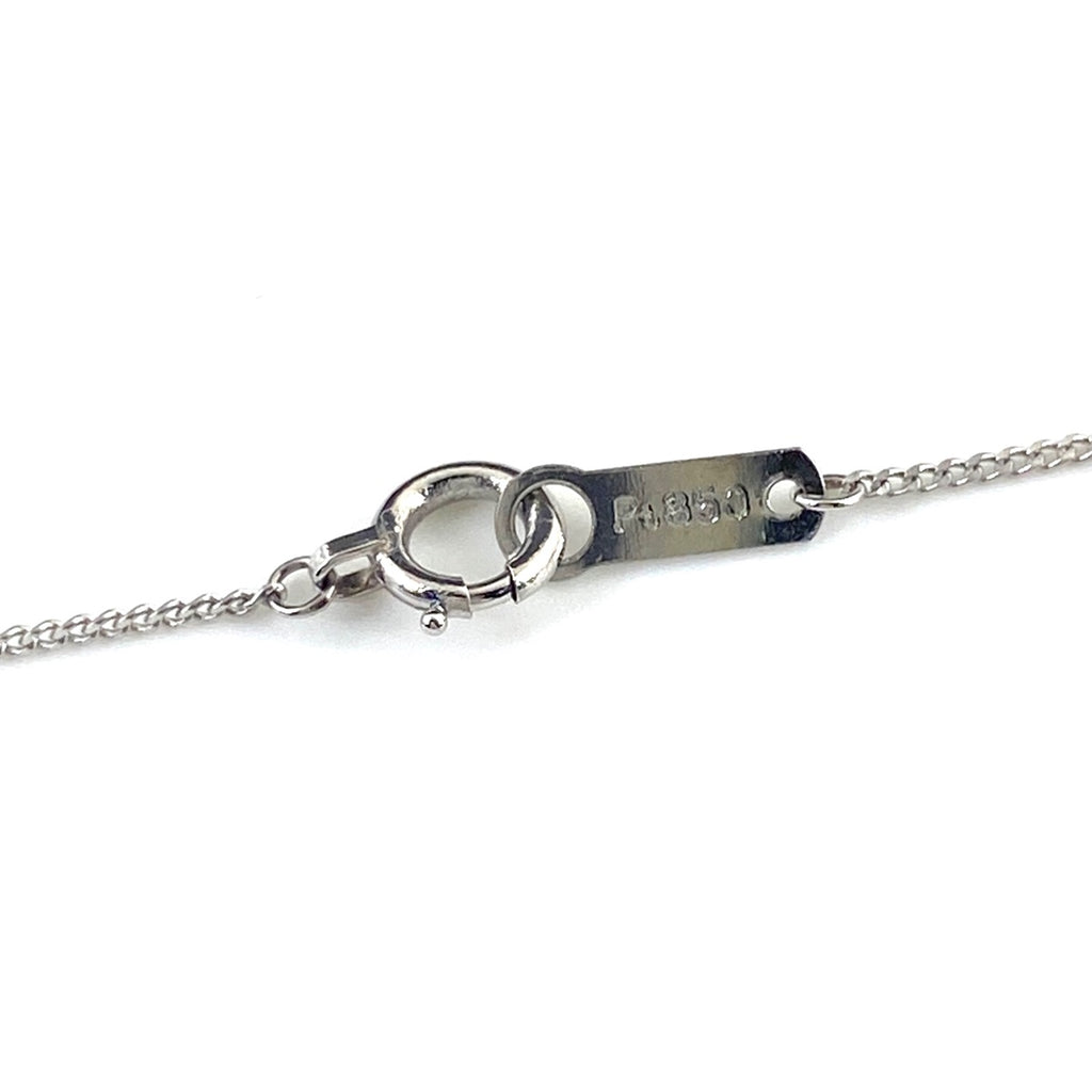 ルビー デザインネックレス プラチナ ペンダント メレダイヤ ネックレス Pt900 Pt850 ダイヤモンド レディース 【中古】nbjwl