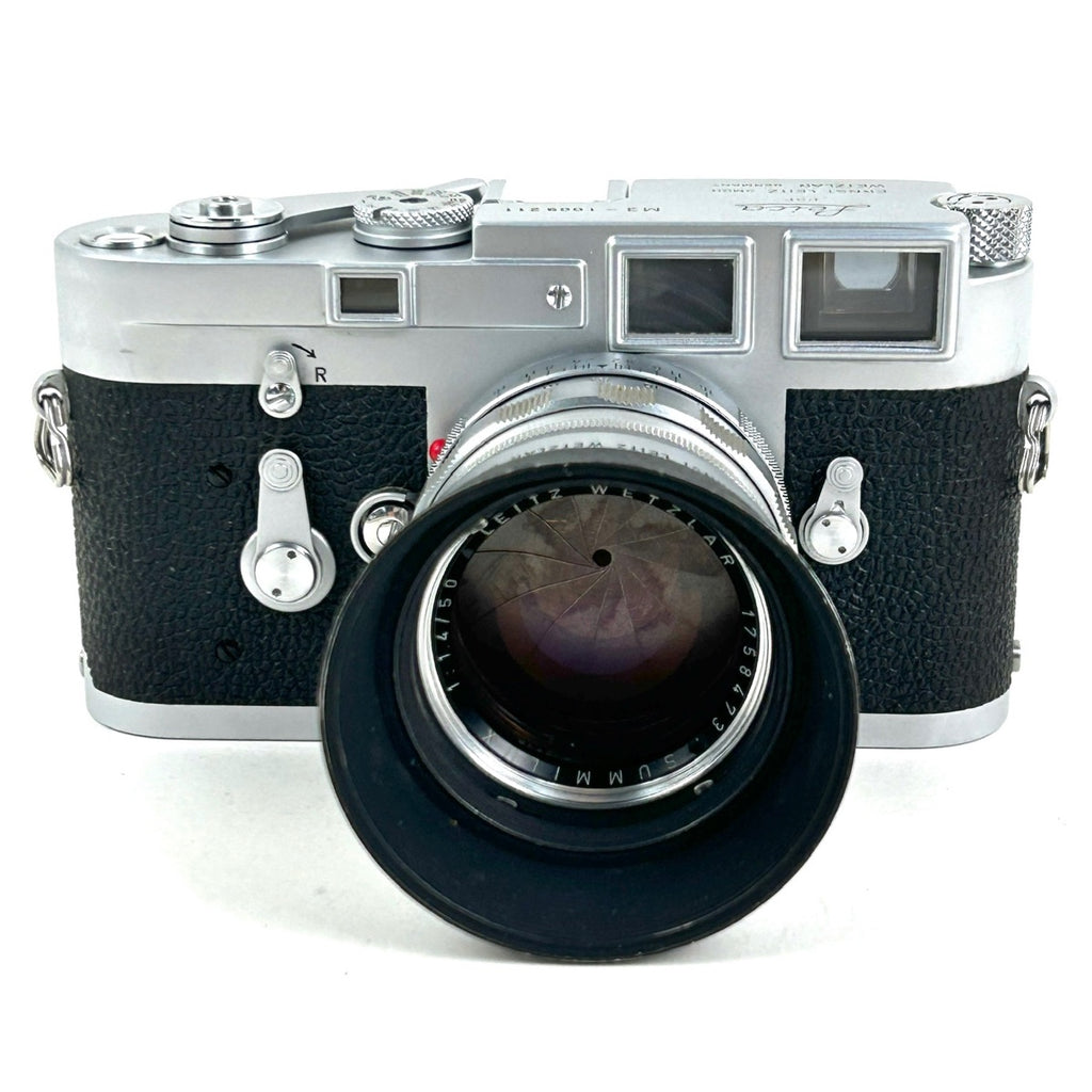 ライカ LEICA M3 シルバー ＋ SUMMILUX 50mm F1.4 ＋ XOOIM/12521 ズミルックス50mm用フード フィルム レンジファインダーカメラ 【中古】