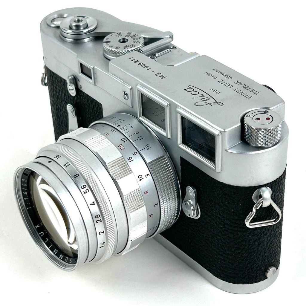 ライカ LEICA M3 シルバー ＋ SUMMILUX 50mm F1.4 ＋ XOOIM/12521 ズミルックス50mm用フード フィルム レンジファインダーカメラ 【中古】