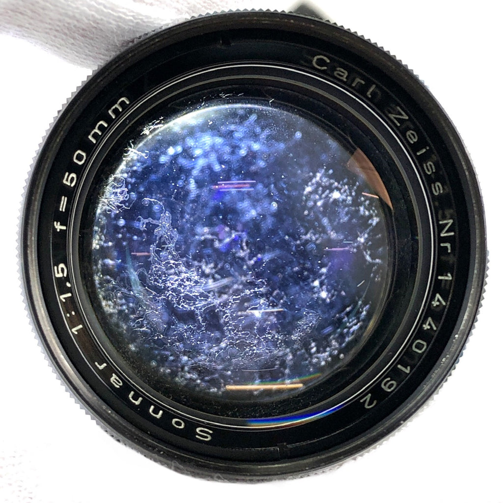 カール・ツァイス Carl Zeiss Sonnar 50mm F1.5 (旧コンタックスC) レンジファインダーカメラ用レンズ 【中古】