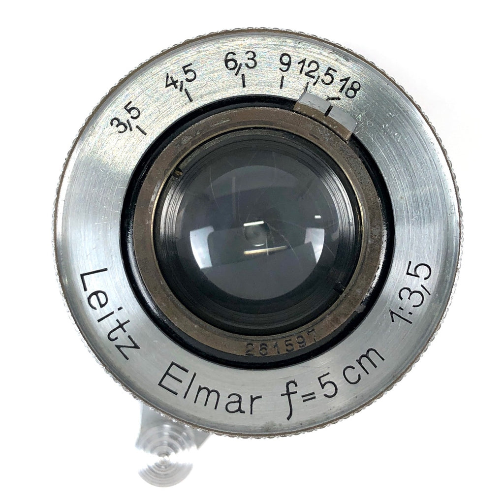 ライカ LEICA Elmar 50mm F3.5 エルマー 5cm Lマウント L39 レンジファインダーカメラ用レンズ 【中古】