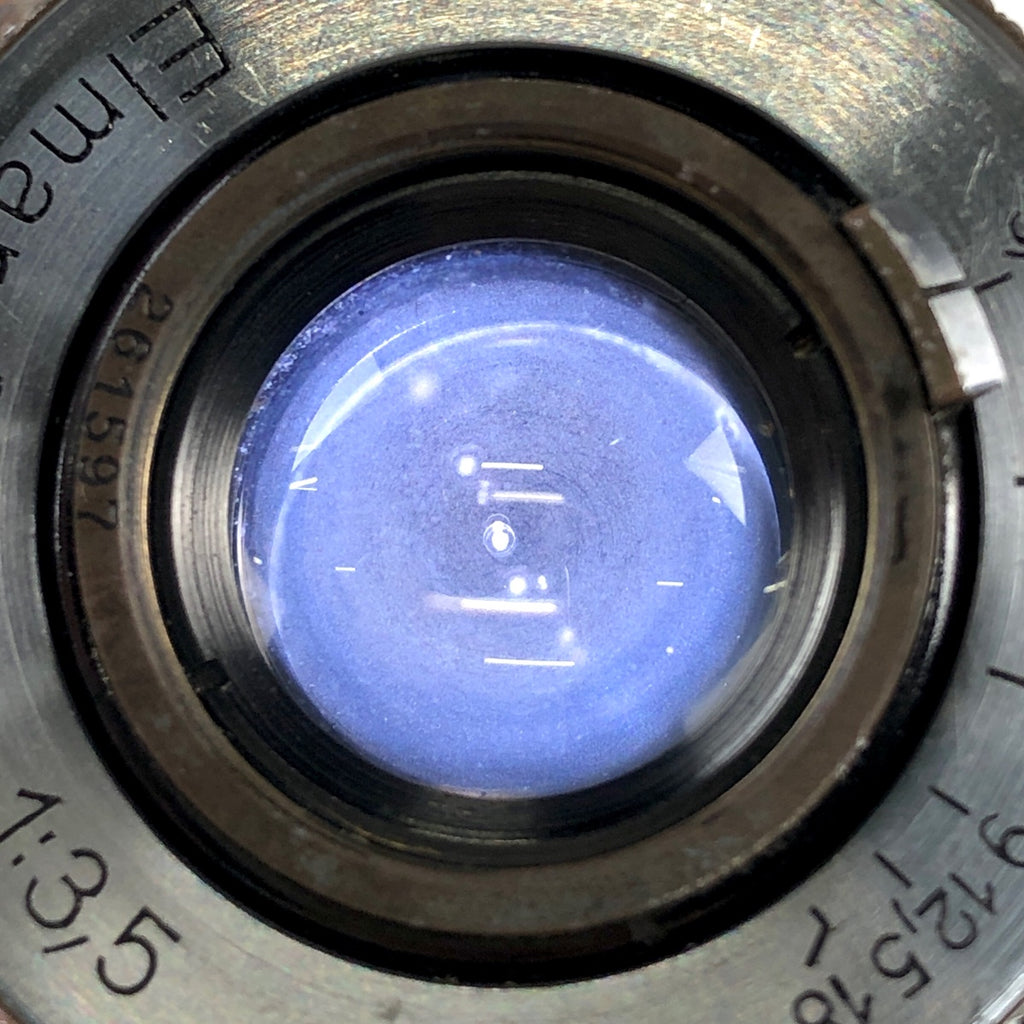 ライカ LEICA Elmar 50mm F3.5 エルマー 5cm Lマウント L39 レンジファインダーカメラ用レンズ 【中古】