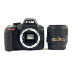 ニコン Nikon D3300 18-55 VR II レンズキット ブラック デジタル 一眼レフカメラ 【中古】