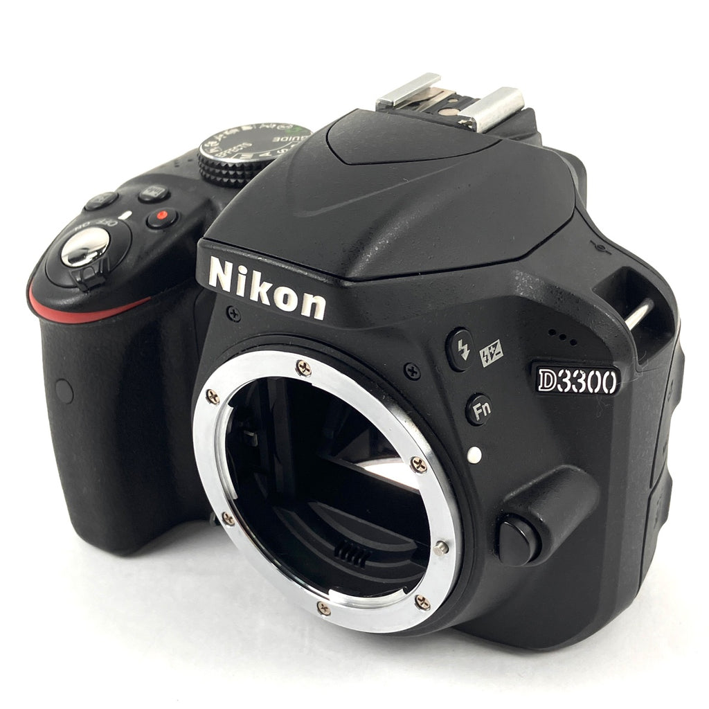 ニコン Nikon D3300 18-55 VR II レンズキット ブラック デジタル 一眼レフカメラ 【中古】
