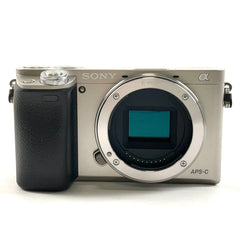 ソニー SONY α6000 ボディ ILCE-6000 S シルバー デジタル ミラーレス 一眼カメラ 【中古】
