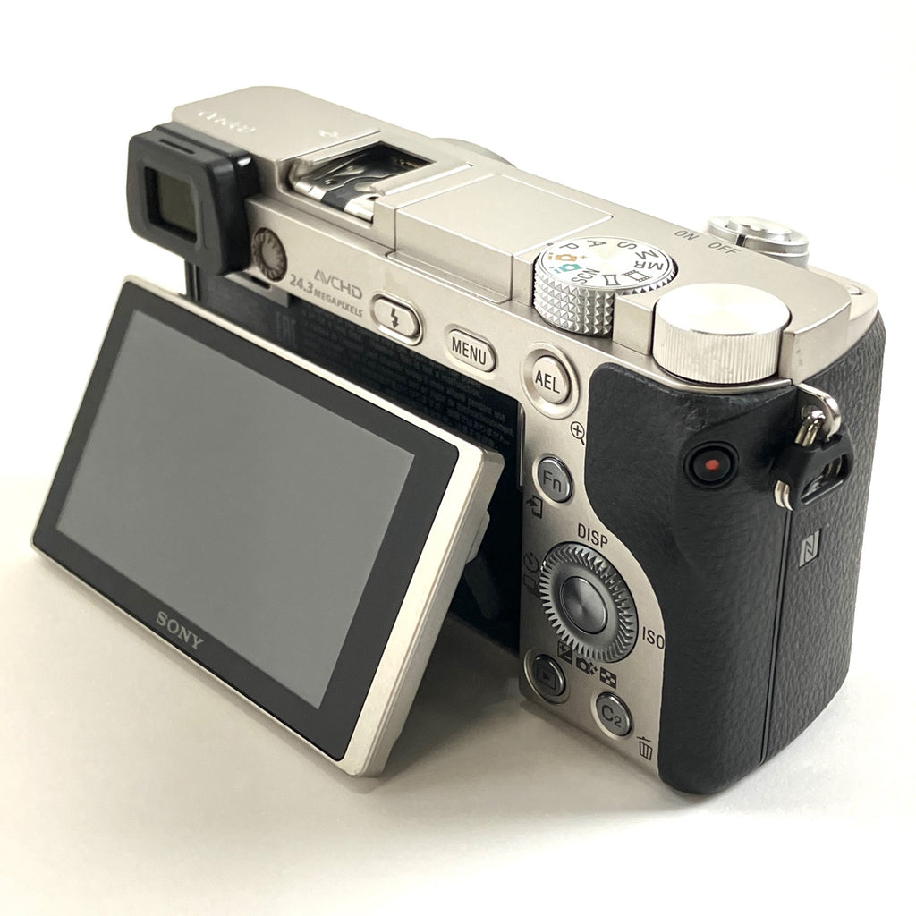 ソニー SONY α6000 ボディ ILCE-6000 S シルバー デジタル ミラーレス 一眼カメラ 【中古】