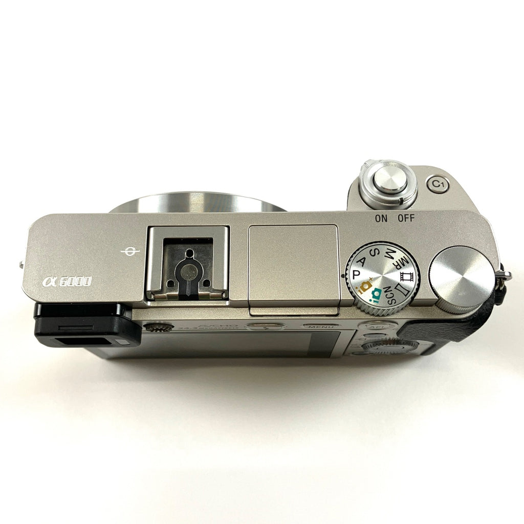 ソニー SONY α6000 ボディ ILCE-6000 S シルバー デジタル ミラーレス 一眼カメラ 【中古】