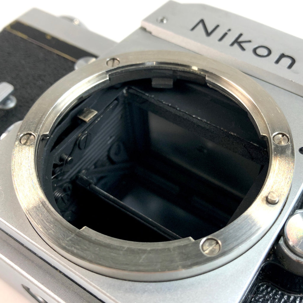 ニコン Nikon F アイレベル シルバー ボディ フィルム マニュアルフォーカス 一眼レフカメラ 【中古】