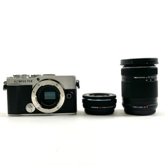 オリンパス OLYMPUS PEN E-P7 EZダブルズームキット シルバー デジタル ミラーレス 一眼カメラ 【中古】