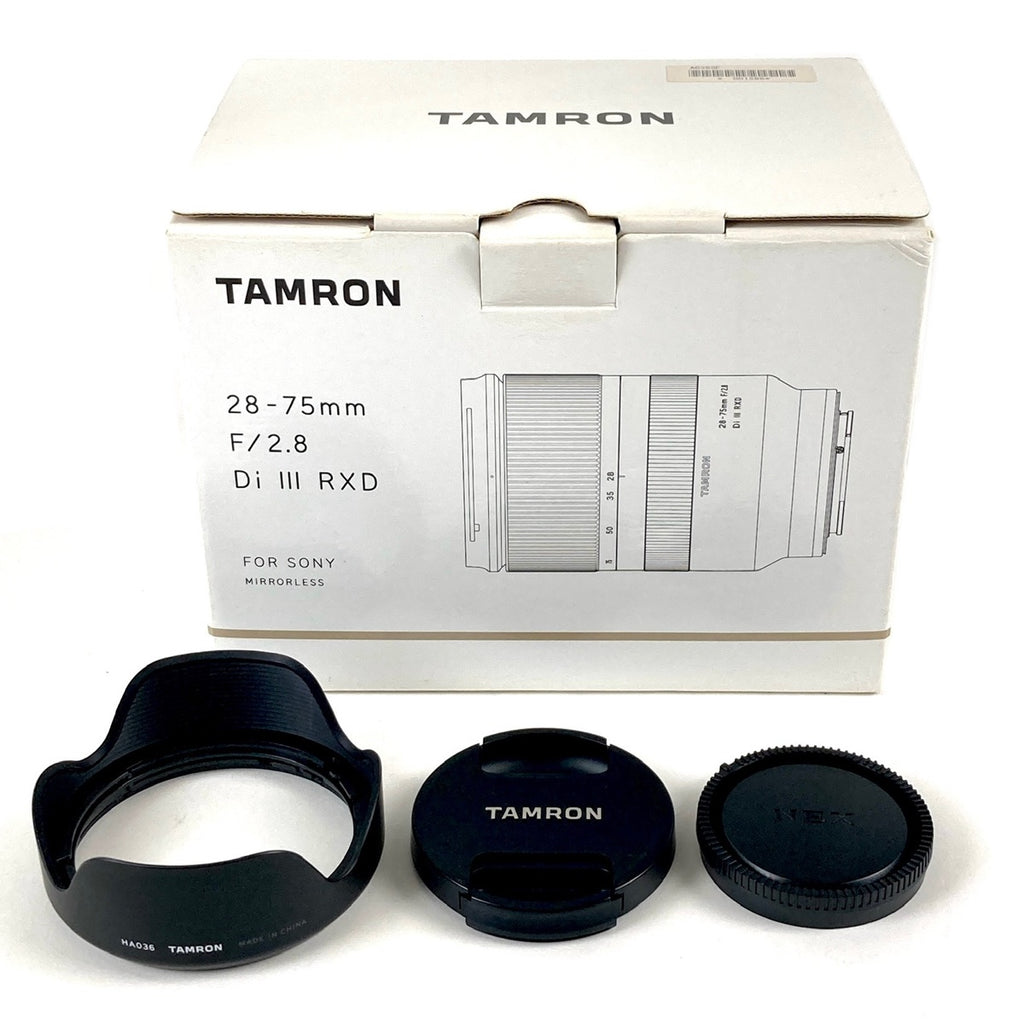 タムロン TAMRON 28-75mm F2.8 Di III RXD A036SF (ソニー E用) 一眼カメラ用レンズ（オートフォーカス） 【中古】
