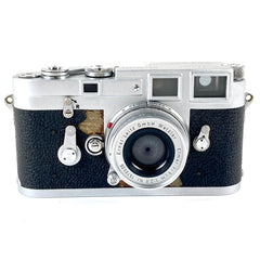 ライカ LEICA M3 シルバー + ELMAR 50mm F2.8 エルマー 5cm Mマウント［ジャンク品］ フィルム レンジファインダーカメラ 【中古】