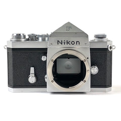 ニコン Nikon F アイレベル シルバー ボディ フィルム マニュアルフォーカス 一眼レフカメラ 【中古】