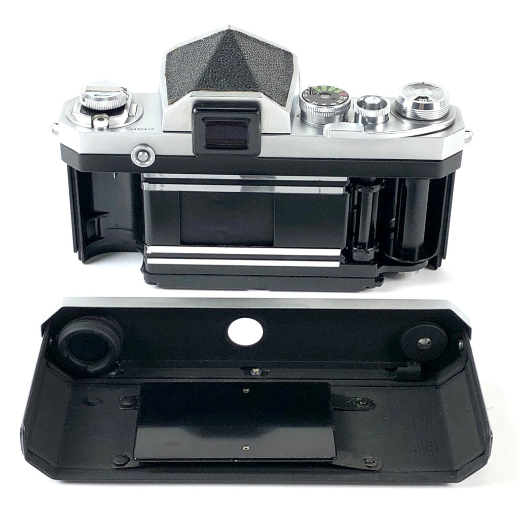 ニコン Nikon F アイレベル シルバー ボディ フィルム マニュアルフォーカス 一眼レフカメラ 【中古】